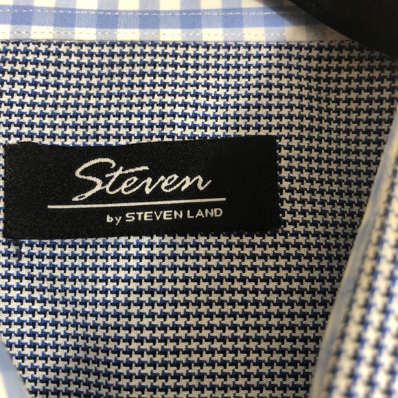 Steven by Steven Land Blue Dress Shirt size 2X - Picture 4 of 8